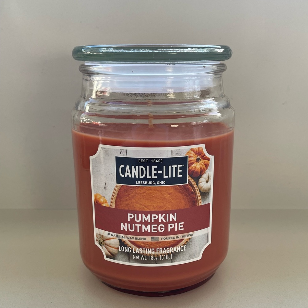 Candle Lite • Pumpkin Nutmeg Pie Candle • High Intensity